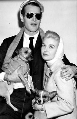 Paul-Newman-and-Joanne-Woodward-com-os-cachorros