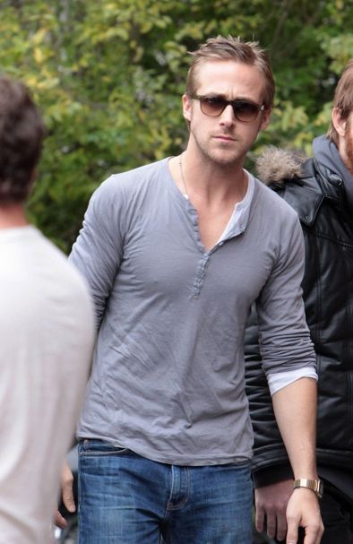 Camisa Henley sobreposta - Ryan Gosling