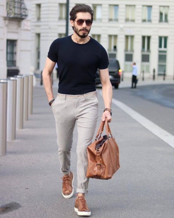 Como usar camiseta preta masculina - dicas e looks