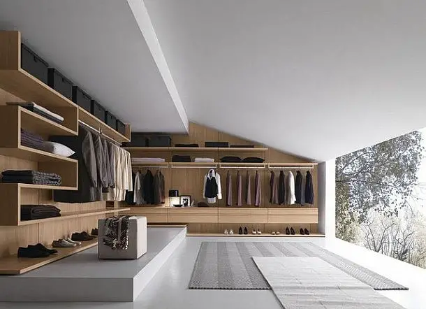 Closet masculino moderno