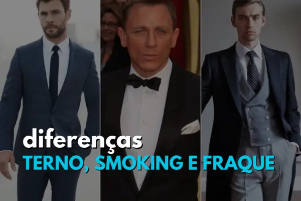 DIFERENÇAS TERNO SMOKING FRAQUE