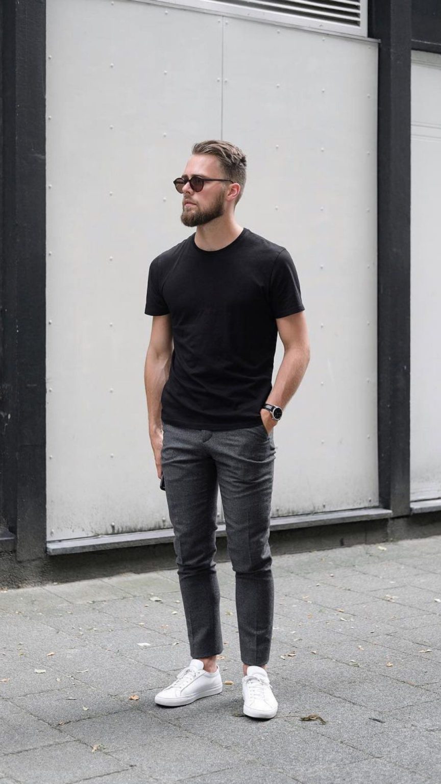 Como usar camiseta preta masculina - dicas e looks