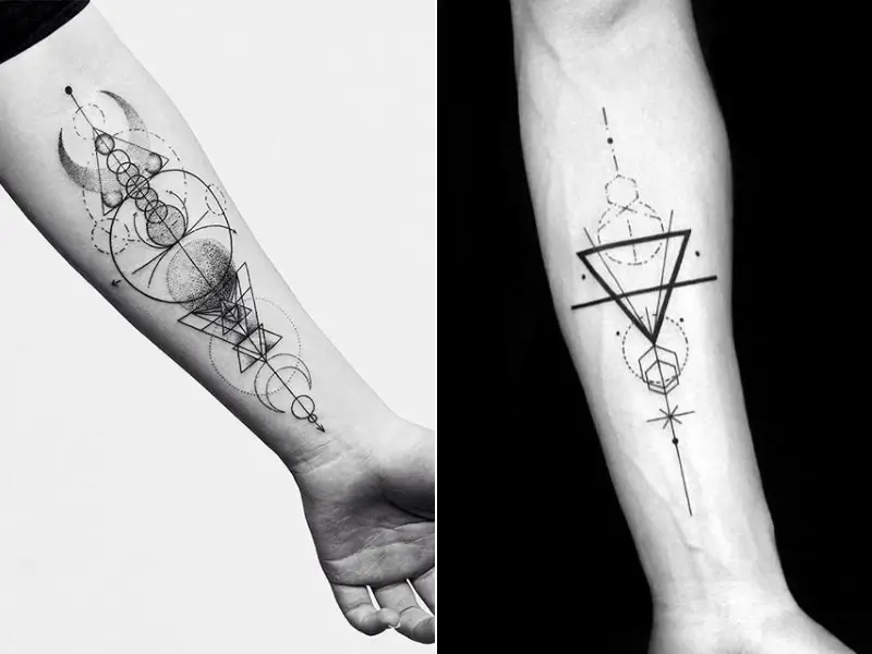 tatuagem geométrica