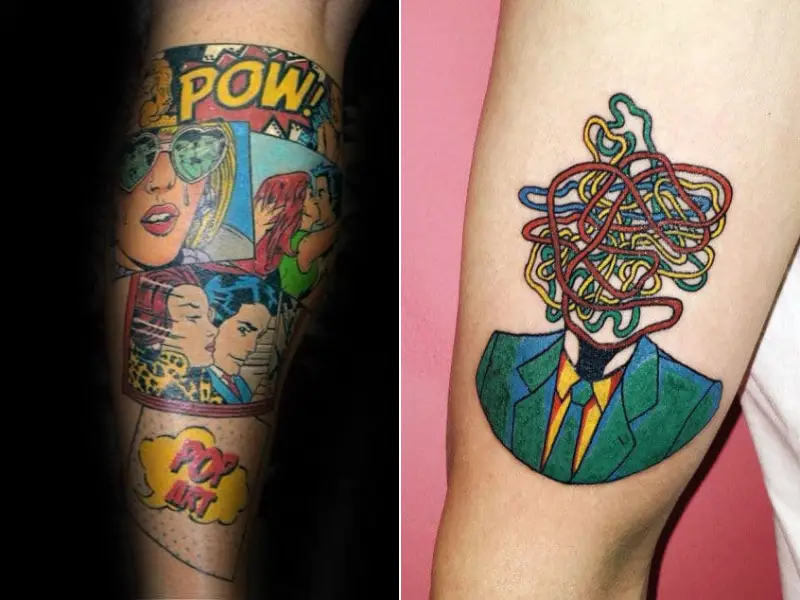 tatuagem pop art